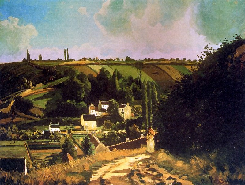 Hill of Jallais at Pontoise. Camille Pissarro