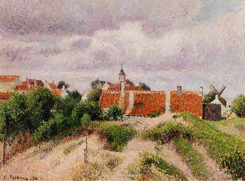 Деревня Кноке, Бельгия (1894). Камиль Писсарро