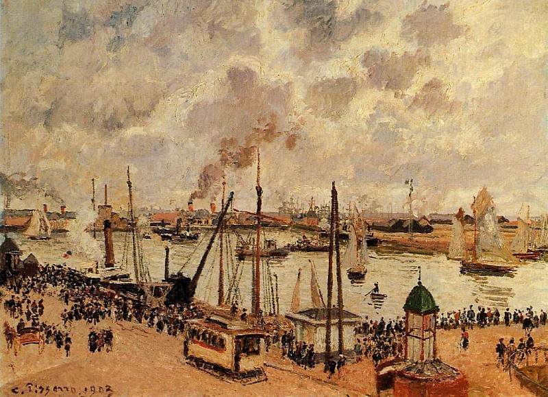 Гаврский порт (1903). Камиль Писсарро