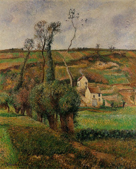 Окраина селения Шу у Понтуаза (1892). Камиль Писсарро