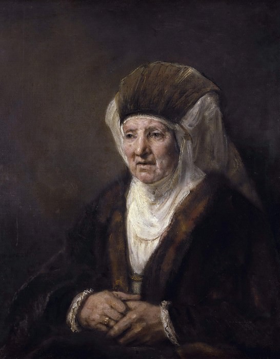 Portrait of an Old Woman. Rembrandt Harmenszoon Van Rijn