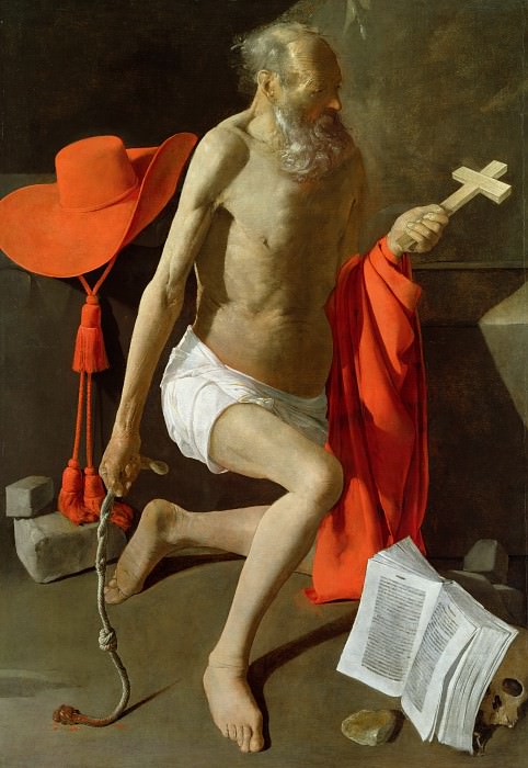 Кающийся святой Иероним. Жорж де Латур