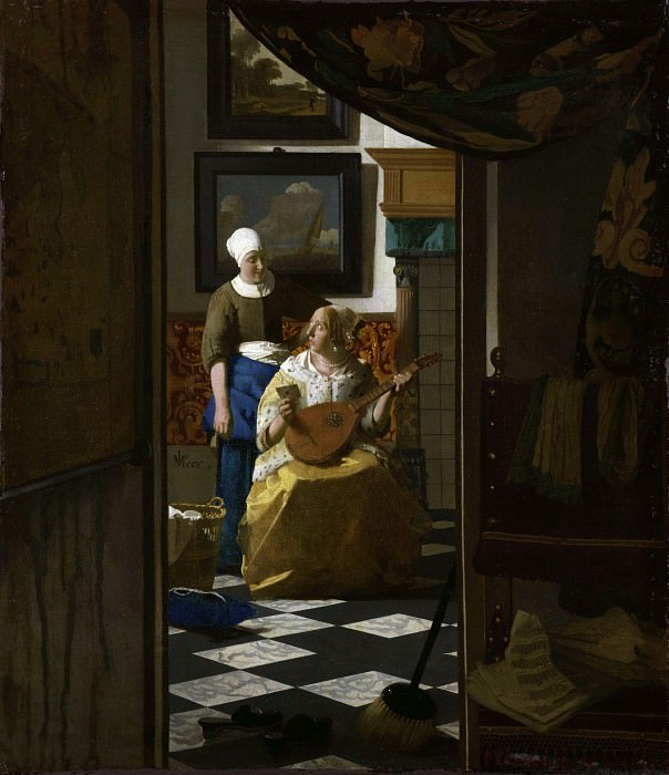 The Love Letter. Johannes Vermeer