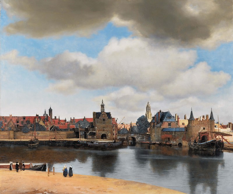View of Delft. Johannes Vermeer