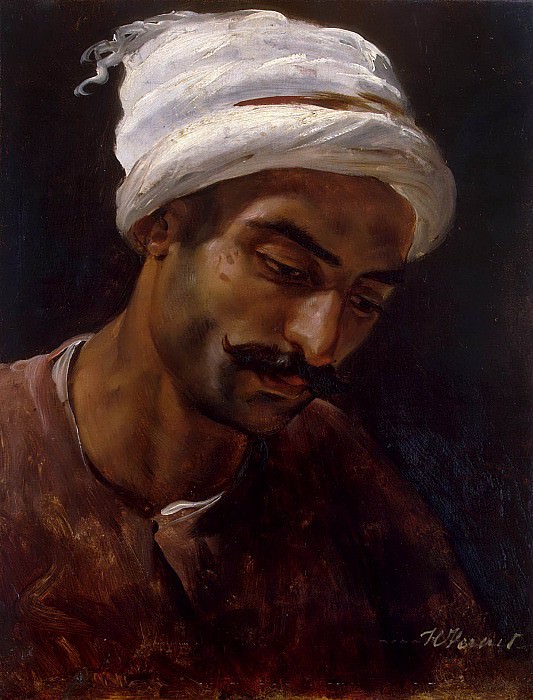 The head of the Arab. Horace Vernet