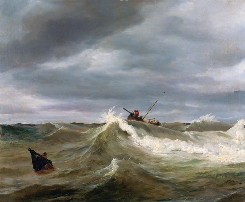 The Wave. Horace Vernet