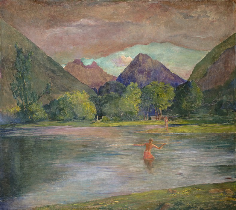 John La Farge - The Entrance to the Tautira River, Tahiti. National Gallery of Art (Washington)