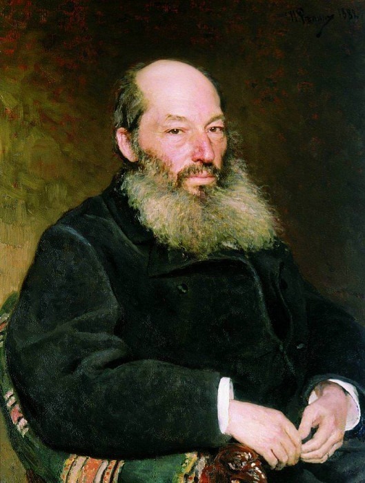 Поэт Афанасий Фет (1820-1892). Илья Ефимович Репин
