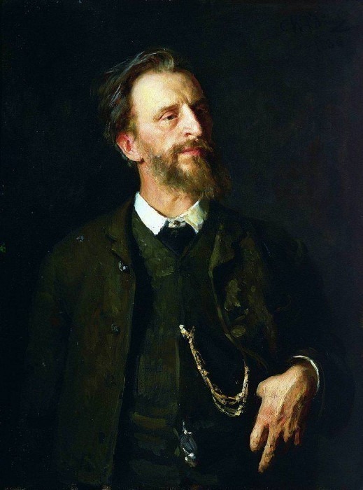 Портрет художника Г.Г. Мясоедова. Илья Ефимович Репин
