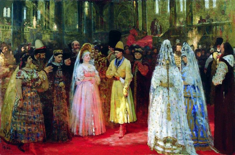 Выбор царской (великокняжеской) невесты. Илья Ефимович Репин