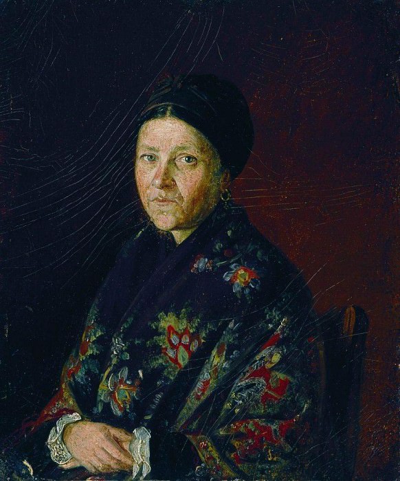 Портрет А. С. Бочаровой, тетки художника. Илья Ефимович Репин