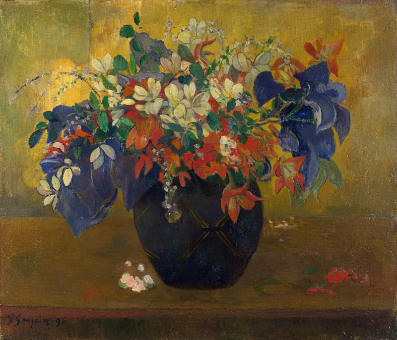 Paul Gauguin - A Vase of Flowers. Part 5 National Gallery UK