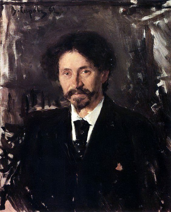 Портрет художника И. Е. Репина. 1892. Валентин Александрович Серов