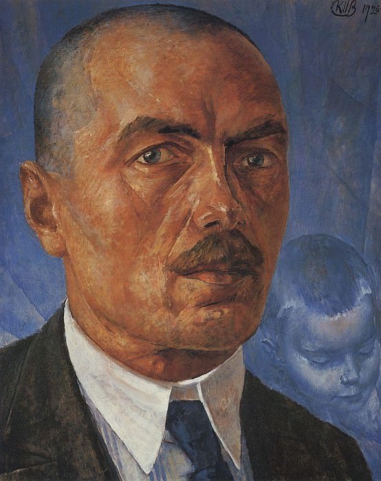 Автопортрет1. 1926-1927. Петров-Водкин Кузьма Сергеевич