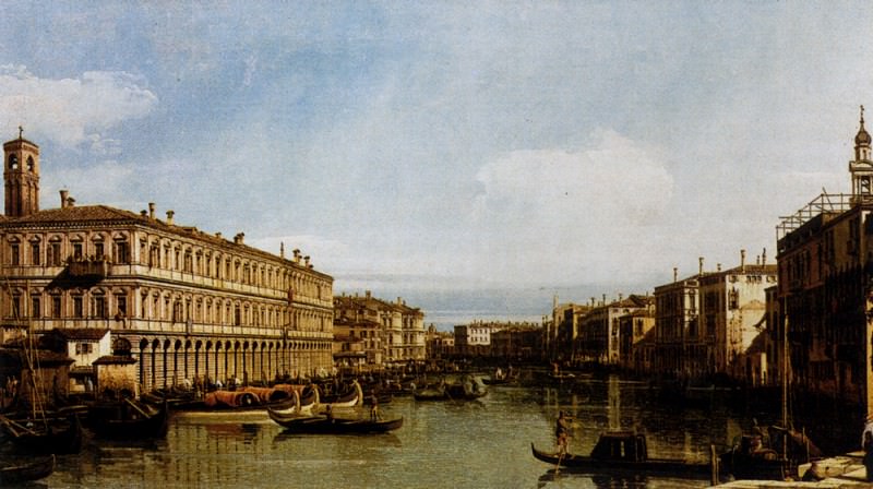 Grand Canal. Canaletto (Giovanni Antonio Canal)