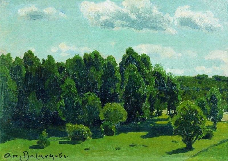 Летний пейзаж. 1902. Аполлинарий Михайлович Васнецов