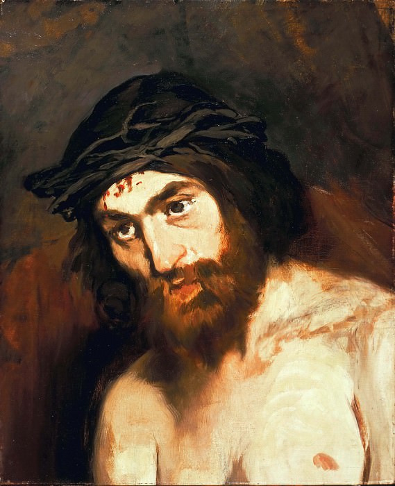 The Head of Christ. Édouard Manet