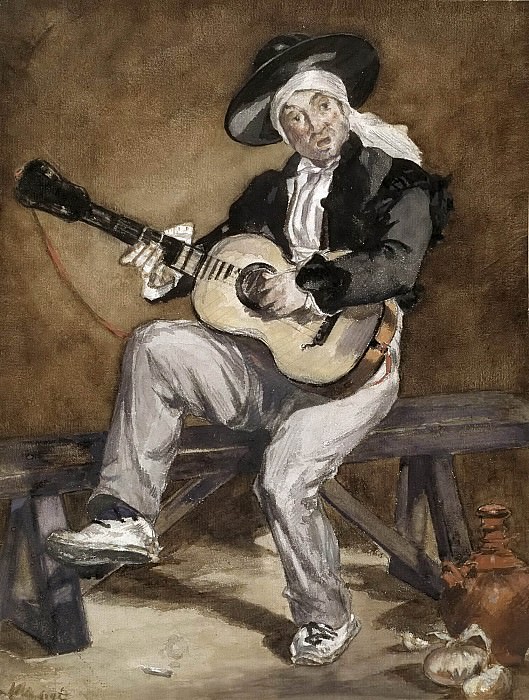 The Spanish Singer. Édouard Manet