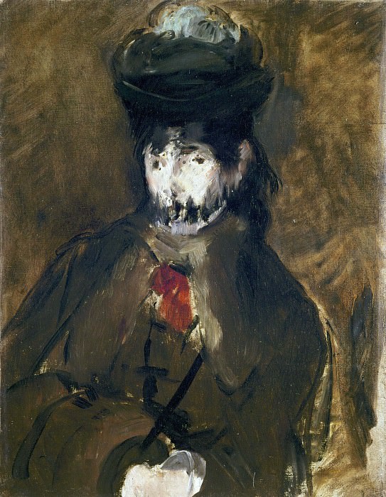 Veiled Young Woman. Édouard Manet