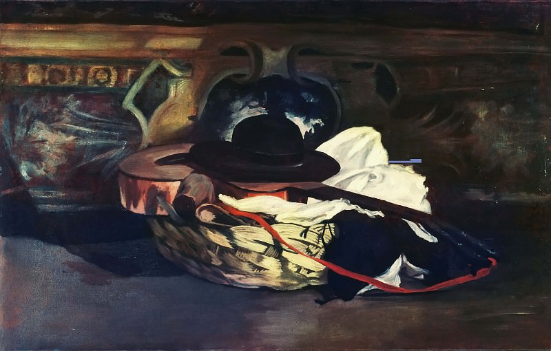 Hat and Guitar. Édouard Manet