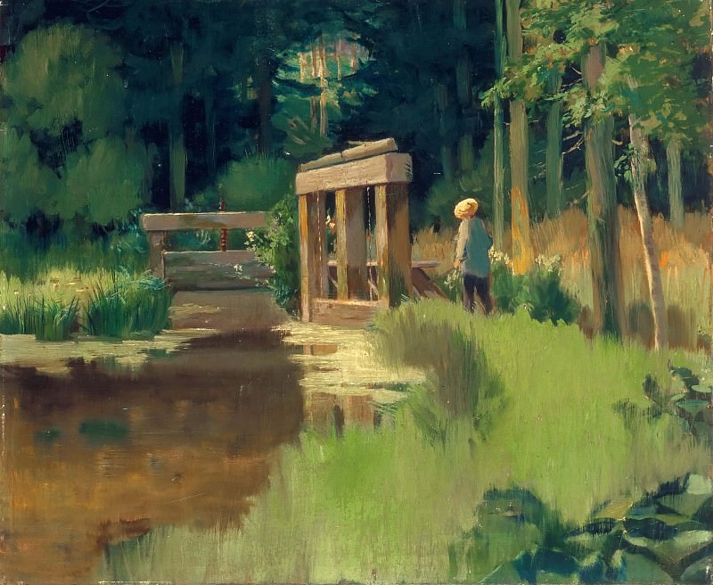 In a Park. Édouard Manet