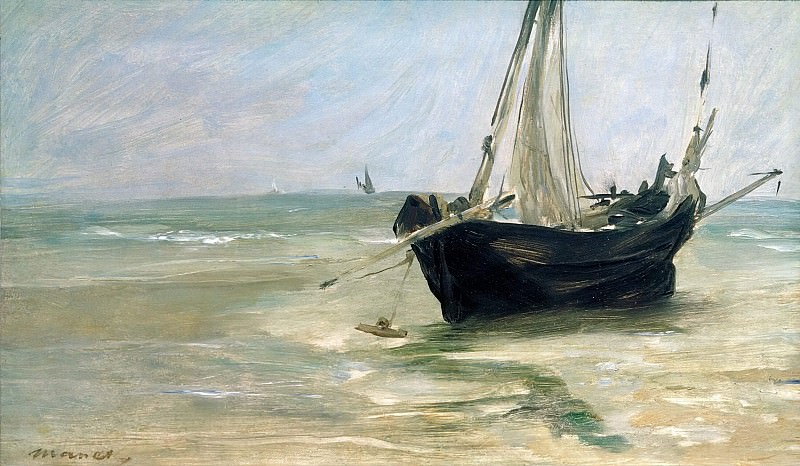Fishing Boat on the Beach at Berck. Édouard Manet