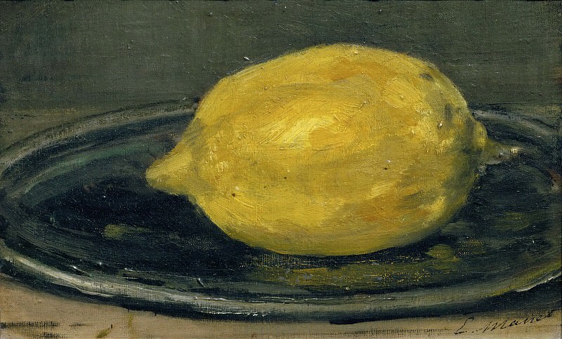 The lemon. Édouard Manet