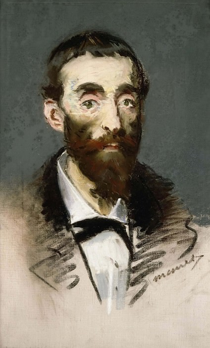 Portrait of Jean de Cabanes, musician. Édouard Manet