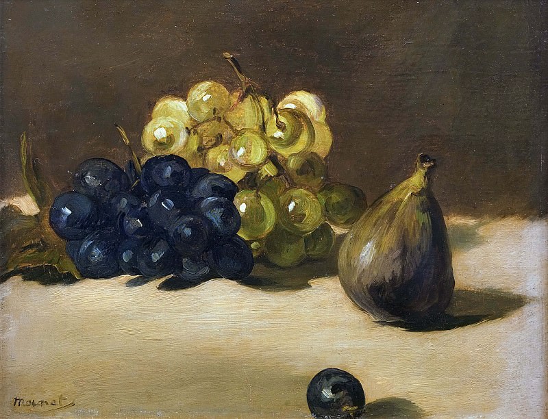 Grapes and fig. Édouard Manet