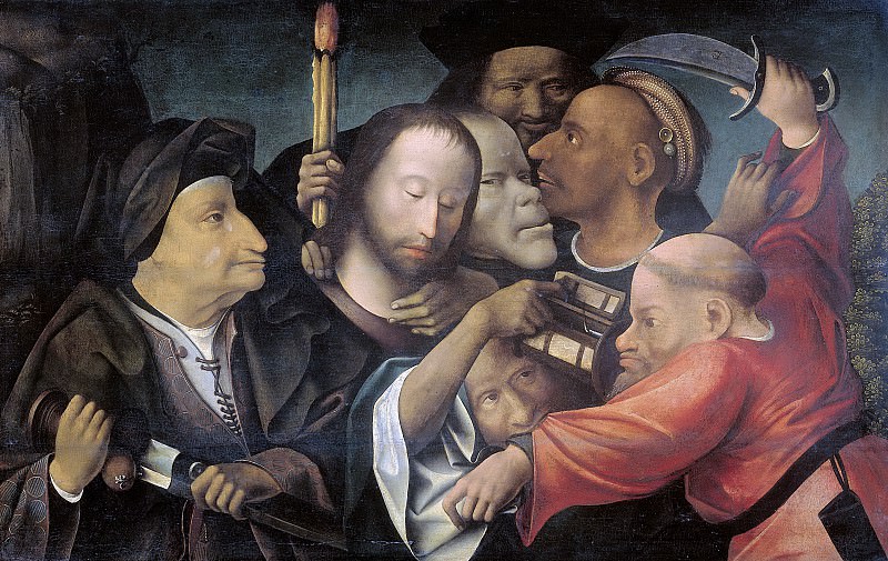Bosch, Jheronimus -- De gevangenneming van Christus., 1530-1550. Rijksmuseum: part 3