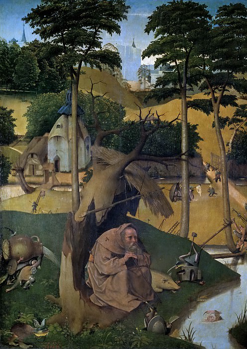 El Bosco -- Las tentaciones de San Antonio Abad. Part 6 Prado Museum