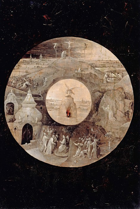 Hieronymus Bosch (c.1450-1516) - John on Patmos. Part 2