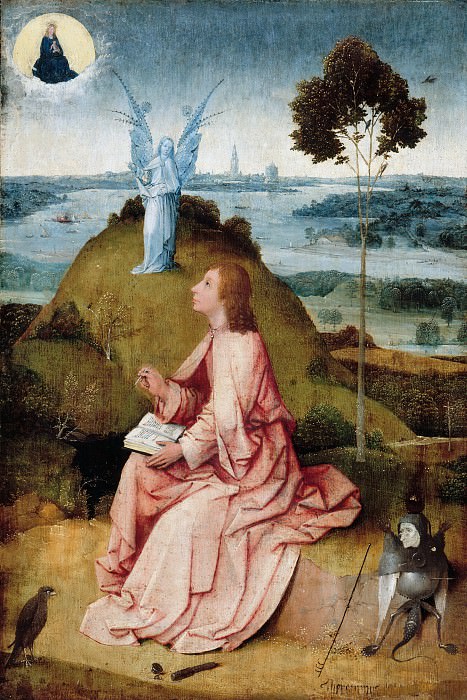 Hieronymus Bosch (c.1450-1516) - John on Patmos. Part 2
