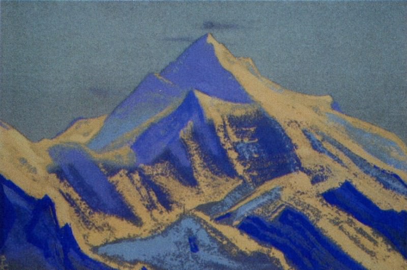 Гималаи #12 Утреннее солнце на вершинах. Рерих Н.К. (Часть 5)