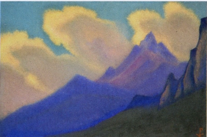 Гималаи #74 Золотые облака. Рерих Н.К. (Часть 6)