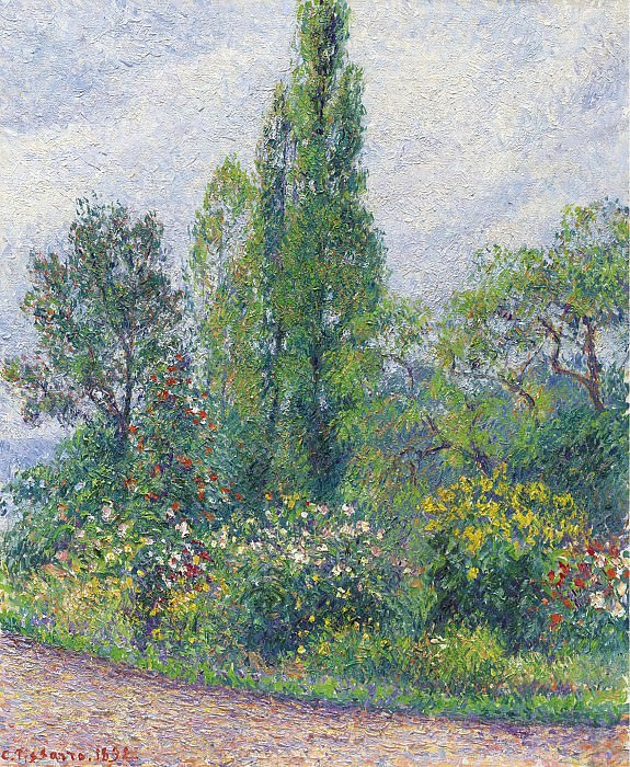 Camille Pissarro - The Garden of Octave Mirbeau at Damps (Eure), 1892. Картины с аукционов Sotheby’s
