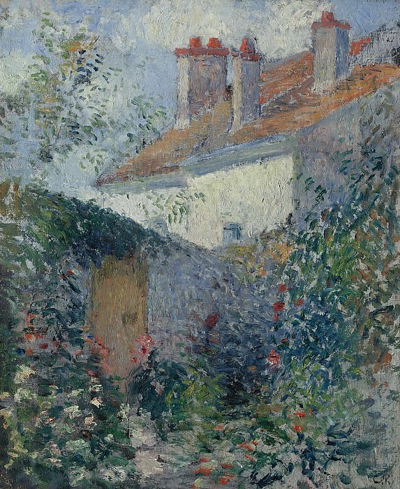 Camille Pissarro - The Houses at Pontoise, 1878. Картины с аукционов Sotheby’s