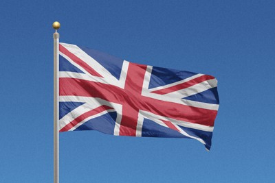 英国の国旗＝ゲッティ