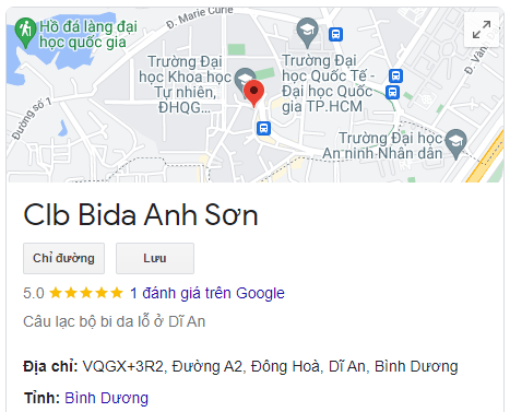 Clb Bida Anh Sơn