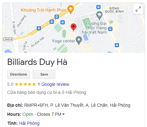 Billiards Duy Hà