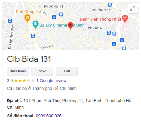 Clb Bida 131