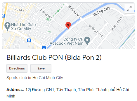 Billiards Club PON (Bida Pon 2)