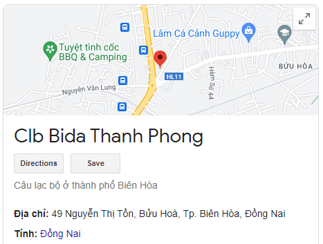 Clb Bida Thanh Phong