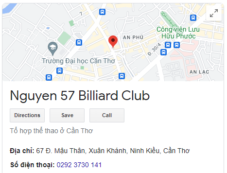 Nguyen 57 Billiard Club