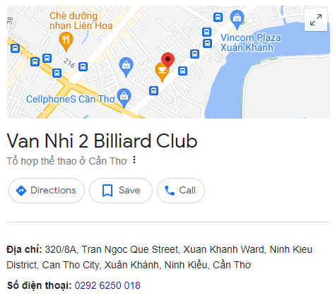 Van Nhi 2 Billiard Club