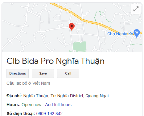 Clb Bida Pro Nghĩa Thuận