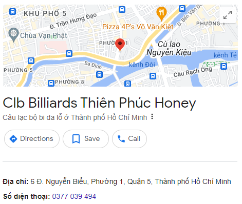 Clb Billiards Thiên Phúc Honey