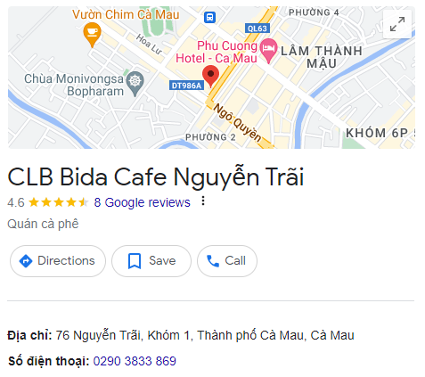 CLB Bida Cafe Nguyễn Trãi