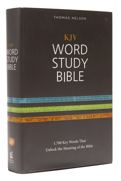 KJV, Word Study Bible, Red Letter Edition: 1,700 Key Words that Unlock the Meaning of the Bible
