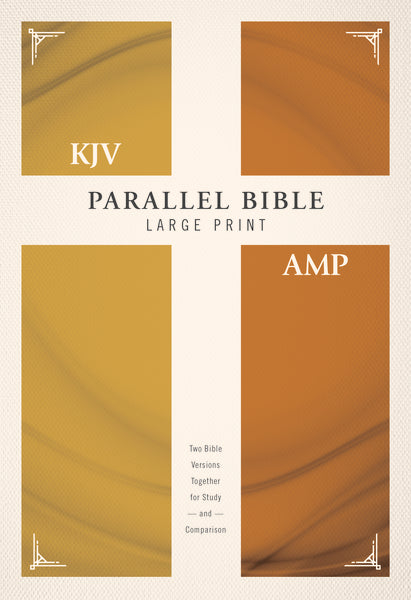 KJV, Amplified, Parallel Bible, Large Print, Red Letter Edition: Two Bible Versions Together for Study and Comparison